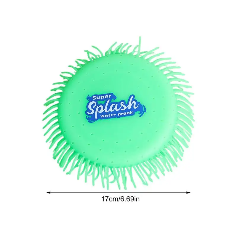 Water Flying Disc Soft Bath Toy Flying Disc Interactive Kids Beach Toys Outdoor Water Toys Summer Pool Sensory Fidget