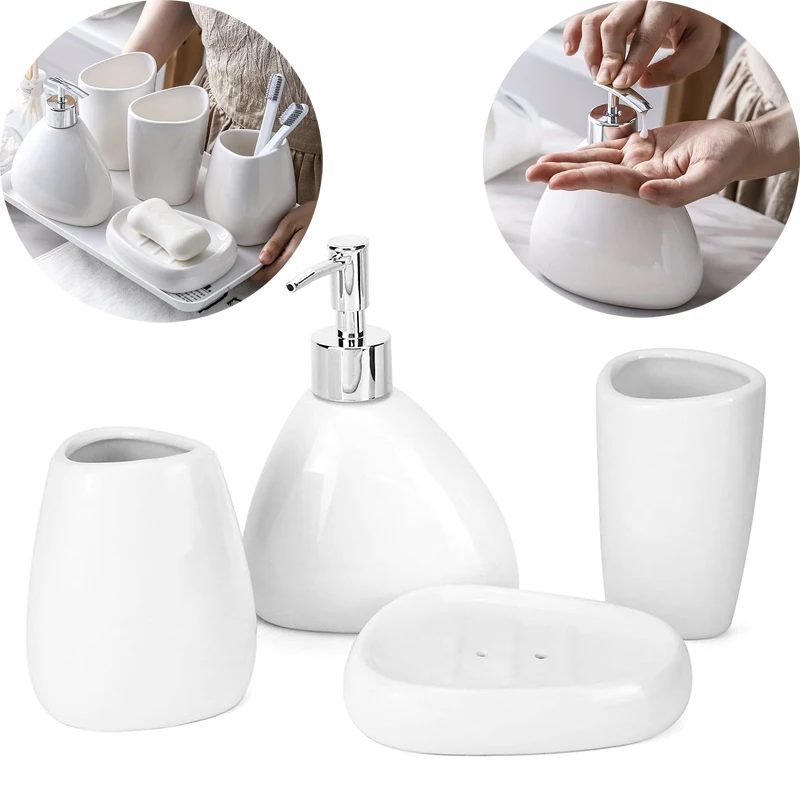 Ceramic Bathroom Accessories Set 1