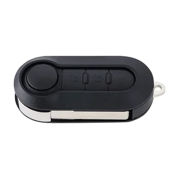 Keyforkess 433MHz ID46 Chip muslimah Flip Remote Car Key Fob 2 pulsanti per Fiat 500L MPV Ducato per Citroen Jumper per Peugeot Boxer - KEYECU 433MHz ID46 Chip muslimah Flip Remote Car Key Fob 2 pulsanti per Fiat 500L