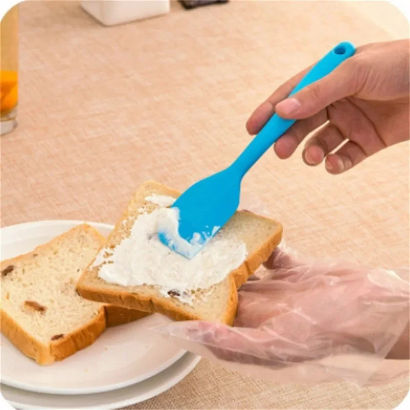 Heat Resistant Silicone Scraper Silicone Spatula for Cooking Baking Stirring Food Grade Kitchen Scraper Cake Decorating Tools