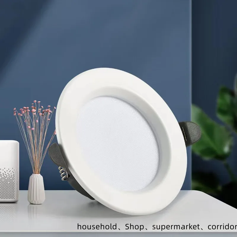 

LED Downlight Recessed Ceiling Lamp Dimmable110V-240V Ultra-thin Warm Neutral White Store Supermarket 7W9W15W18W Indoor Lighting