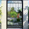 European Mediterranean Factory Customize Size Color Durable heavy-duty wrought Iron Steel garden entry security Courtyard Gate 6