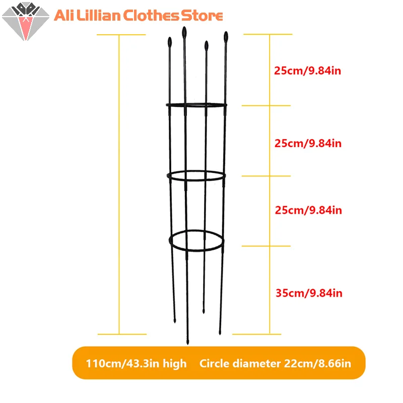 Tomato Plant Support Cages Set 6