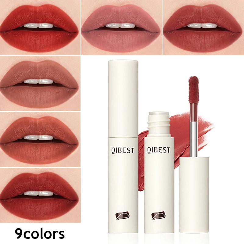 

8 Colors Nude Matte Chocolate Lipstick Long Lasting Women Lip Gloss Waterproof Red Lip Glaze Professional Makeup Cosmetics
