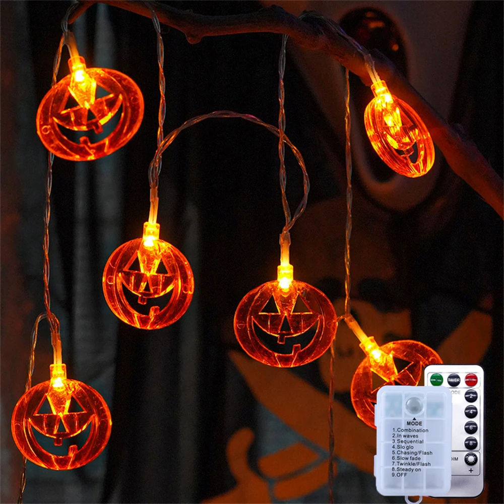 Переносная гирсветильник в виде тыквы