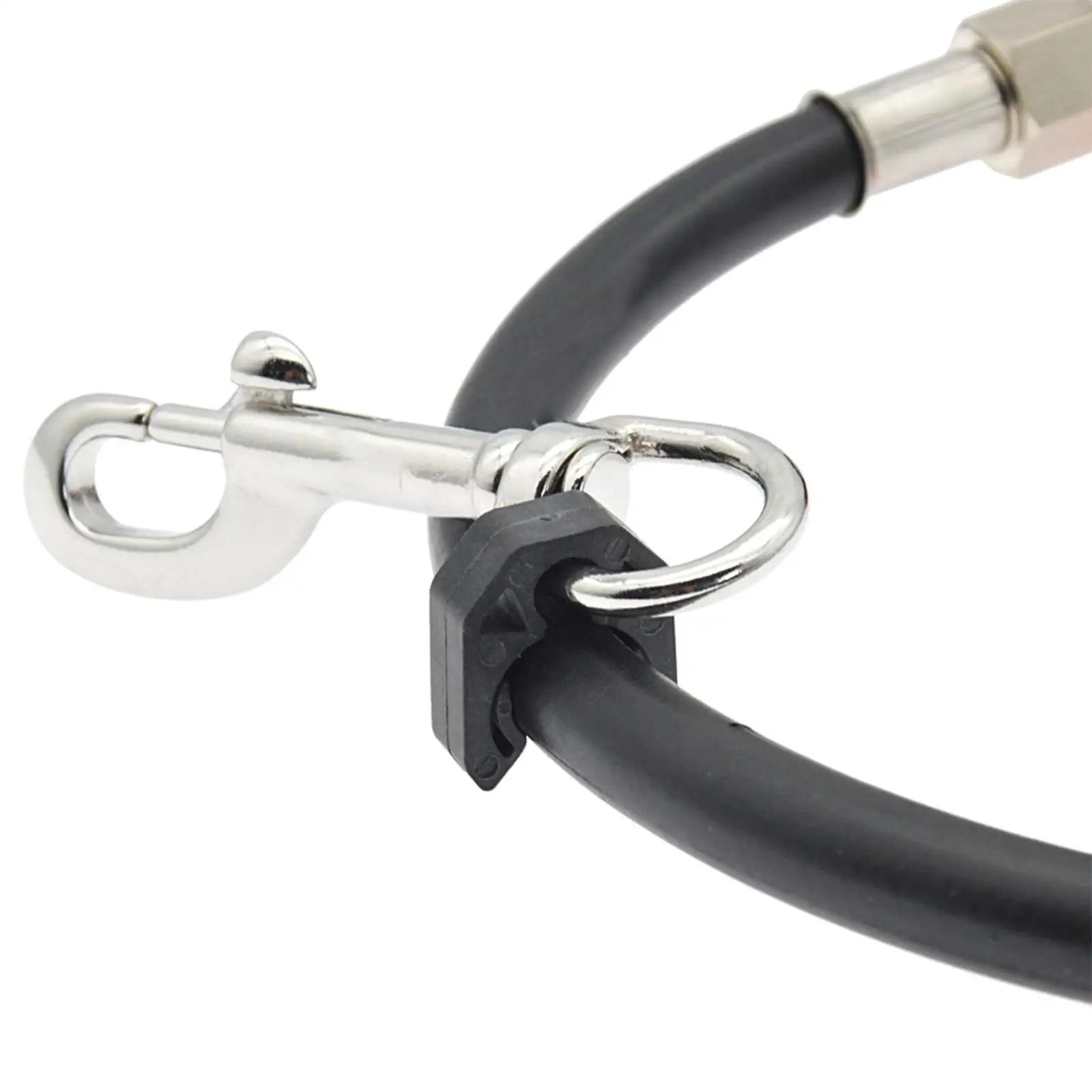 Scuba Diving with Clip Buckle Hook Hose Clamp Accs Double BCD Hose Holder