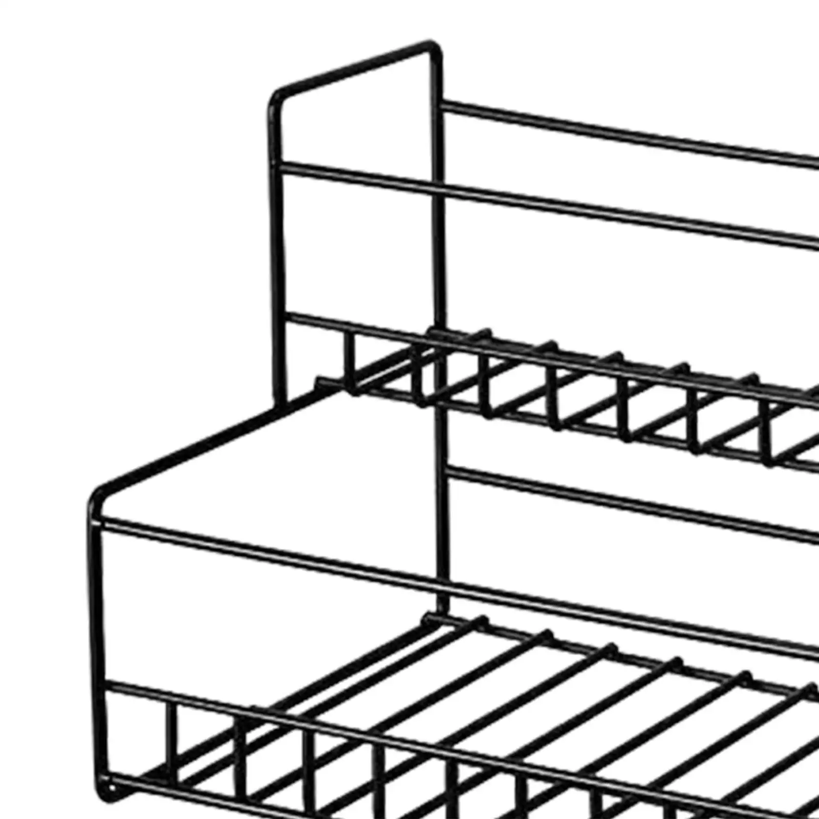 Coffee Syrup Rack Stand Easy Installation Easy to Clean Kitchen Storage Rack 5