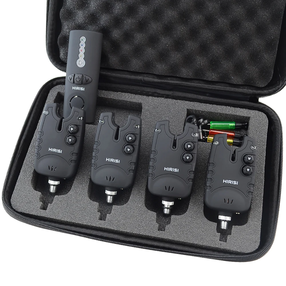 Indicatori Morso Carpa Set 4 Scambisti LED Per Pesca Alla Carpa | Con Indicatore Di Morso E Custodia Swinger Carpfishing - Foto 7