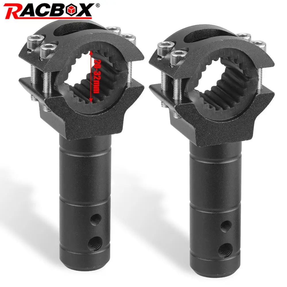 Motorcycle light bracket motorcycle headlight clamp motorcycle headlight mount Motorcycle Fork Bar Bracket Extension Lever Clamp LED Light Mount Motorcycle Bumper Modified Headlight Spotlight Stand Universal