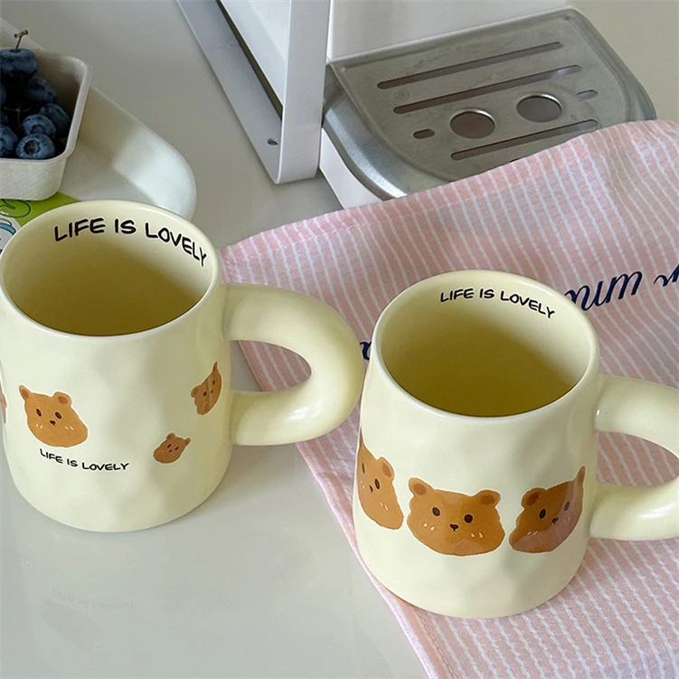 

Кофейная чашка с ручкой в Корейском стиле