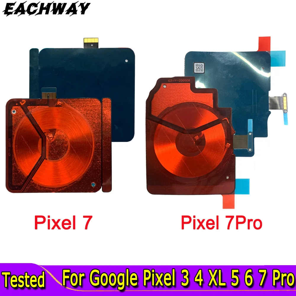 

Test For Google Pixel 3 4 XL 5 6 7 Pro Wireless Charging Coil Induction Chip NFC Module Flex Cable Replacement Parts Pixel 7Pro