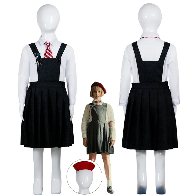 Bambini Bambini Roald Dahl Matilda The Musical Hortensia Cosplay Costume Abiti Carnival Party Suit Travestimenti Ragazze