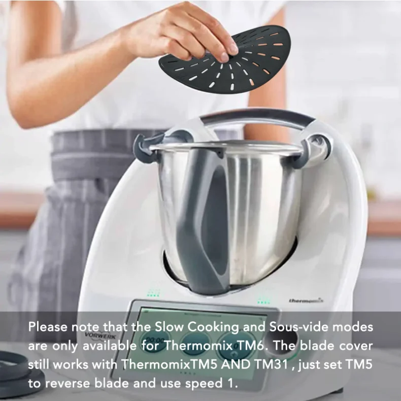Description Picture 3 of itemThermomix Bimby TM6 TM31 TM5 Accessoires Spatula Portioning Food Processor Rotary Scraper Mixing Drum for Blade Cover Protector