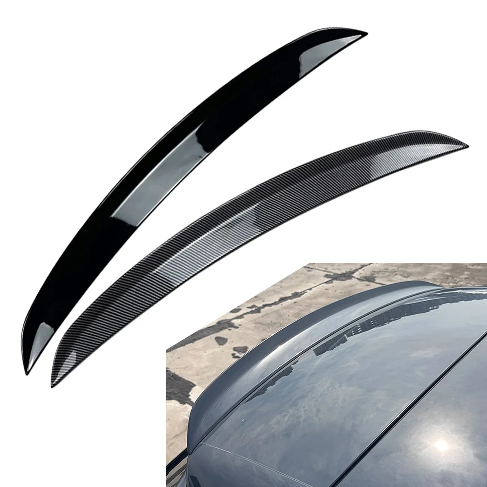 Per Mercedes Benz 2018 2019 2020 Classe A W177 Hatchback Car Rear Roof Spoiler Window Wing Trim Abs Fibra Di Carbonio/Nero Lucido