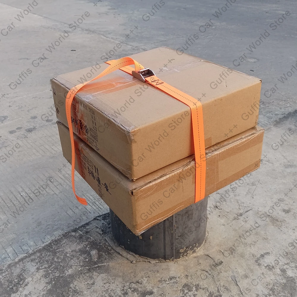 Heavy-Duty 3m Cargo Straps with Stainless Steel Buckle - Secure Luggage and Equipment