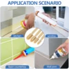 17Pcs Rubber Caulking Tool Kit Rubber Caulk Finishing Tools Grout Sealant Caulking Applicator Spatula Smoothing Tool for Window 3