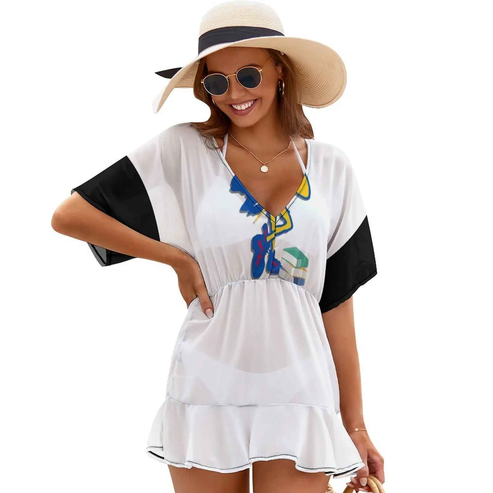 

KU Jayhawk Nerd (Original Design) Cover Ups Elegant gown Woman clothes summer outfits for women 2024