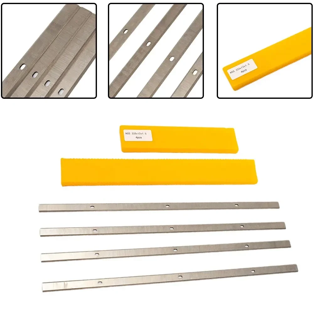 Planer Blades 4Pcs/Set 333x12x1.5mm K-knife For Metabo DH 330 DH316 Planer Woodworking Machiney Part woodworking tools planer blades
