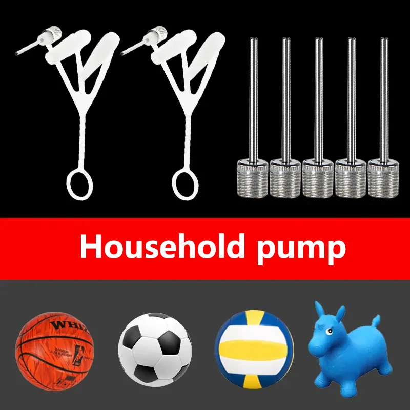 Basketball Tire Pump Football Volleyball Inflation Needle Balloon Portable Ball Needle Various Toys Ball Swimming Ring Charger