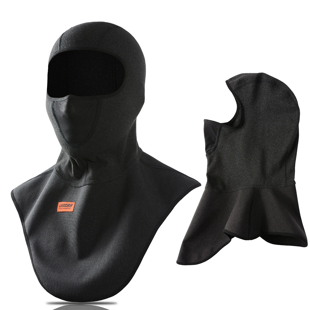 Motocycle Helmet Hood Motocross Full Face Mask Balaclava Plus Velvet Warm Liner Under Helmet Men Women