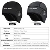 WEST BIKING Winter Cycling Cap Windproof Fleece Warm Sports Skull Cap Helmet Liner Running Skiing Bicycle Motocycle Cycling Hat 6