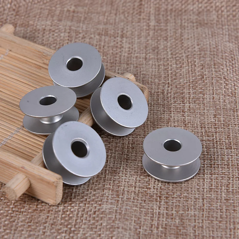 Industrial Sewing Machine Bobbin 10pcs Lockstitch Sewing Machine Aluminum Bobbin sewing machine bobbins