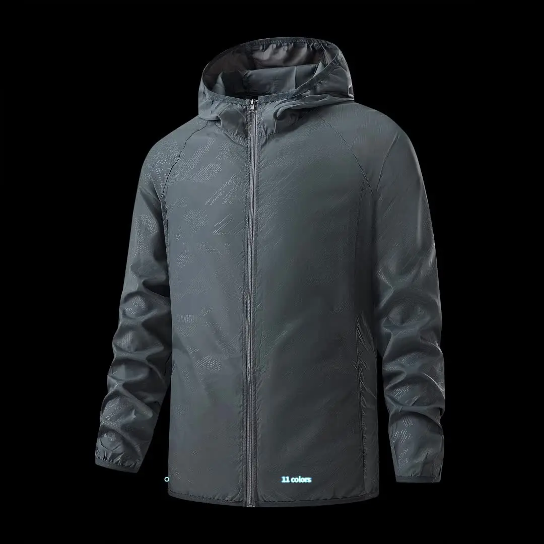 LNGXO-chaquetas de senderismo impermeables para hombre y mujer, cortavientos de protección solar para acampar, escalada, abrigo de lluvia, ropa portátil Unisex