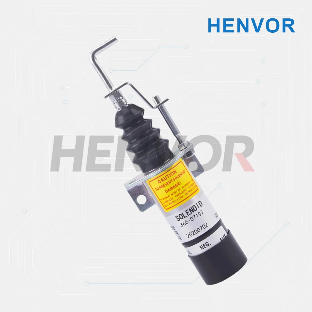 12V 24V 엔진 정지 솔레노이드 밸브 36607197 36607198 SA3405T 장비 전원 차단 제어 부품