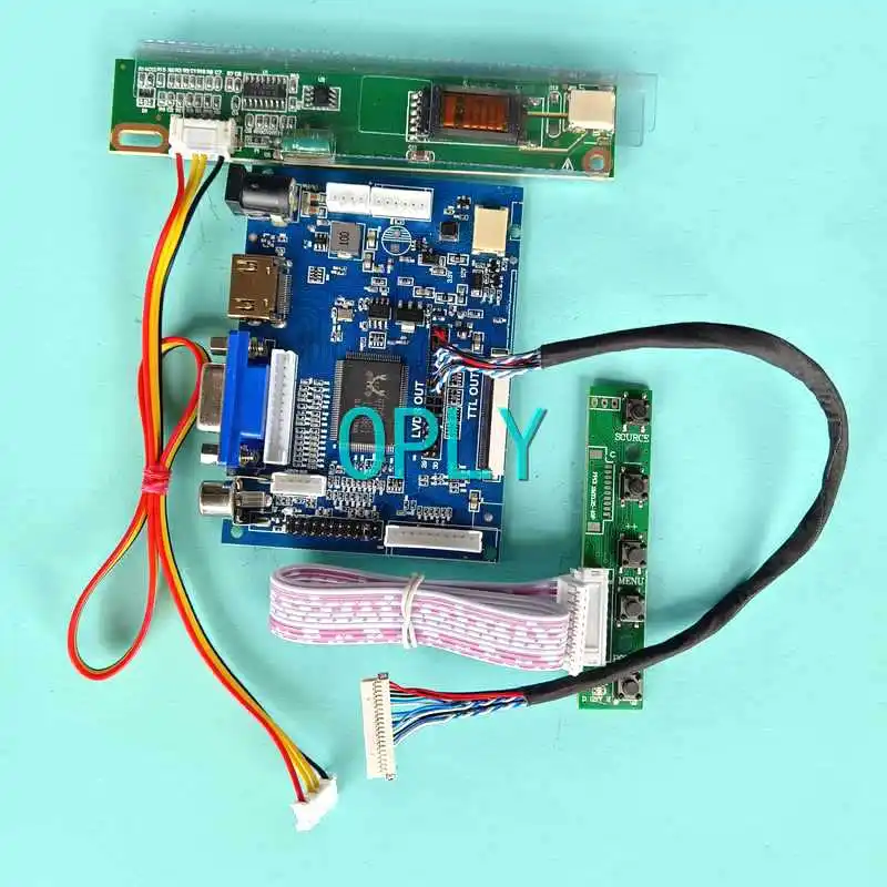 

Для LT150X2 LT150X3 LTN150XD ЖК-дисплей матричный контроллер платы DIY Kit 1024*768 20 Pin LVDS 1CCFL HDMI-совместимый AV VGA 15"