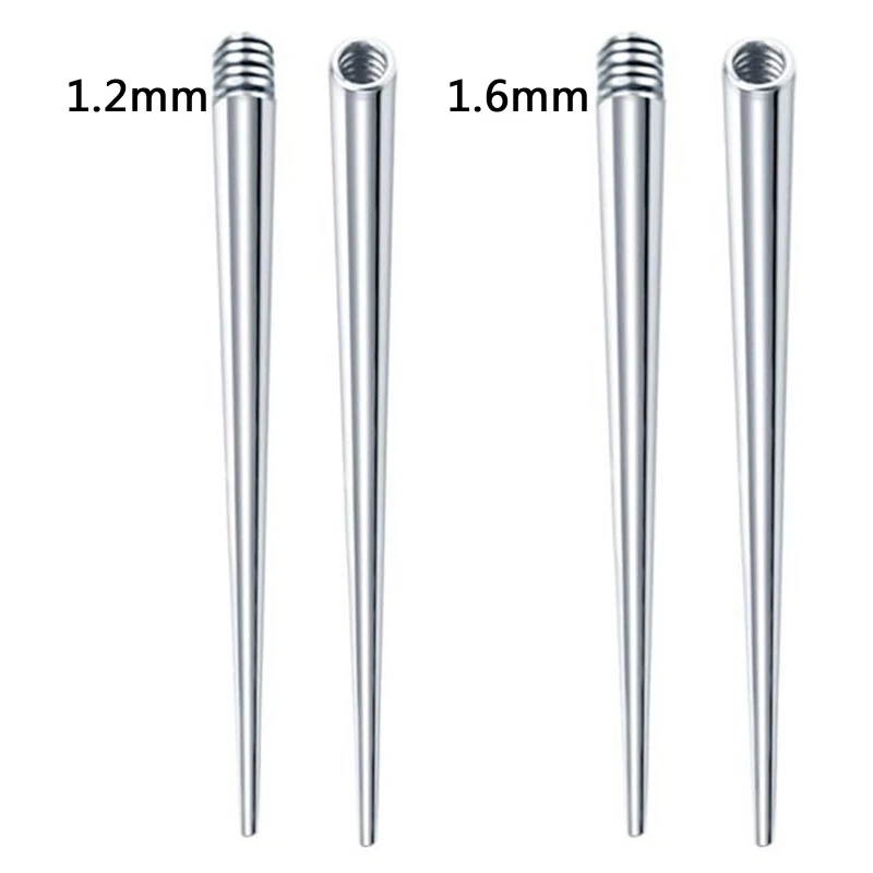 

Stainless Steel Perforation Auxiliary Guide Rod Internal and External Thread Rod Puncture Tattoo Belly Button Nail Rod N84D