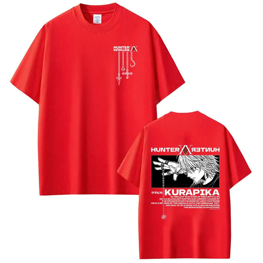 Japanese Anime Kurapika Graphic Oversized Streetwear T-Shirt