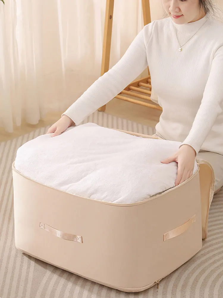 Portable Heavy Duty Moving Bags Compression Packing Cubes Folding Organizer Bag for Comforters Bedding Blankets Clothing Pillows 5