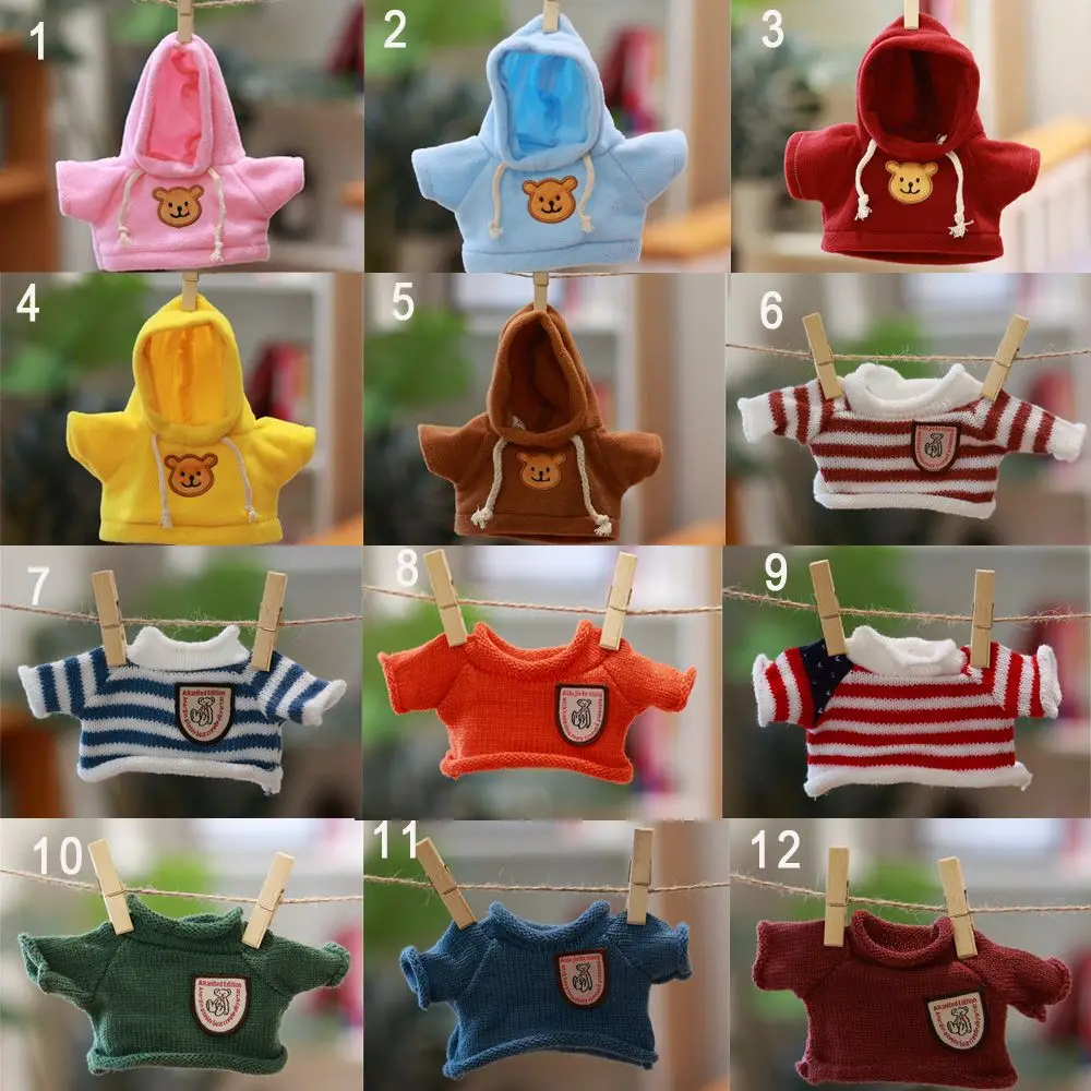 Supplies Home Decoration Yellow Duck Overalls Hoodie Birthday Gifts   Sweater Dolls Accessories  Toy Clothes