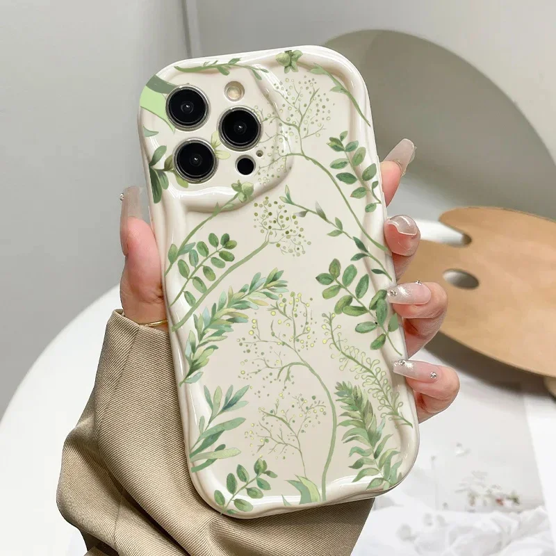 Sweet Pink Floral Phone Case with Fresh White Flower Design