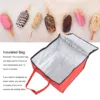 Insulated Bag Multi Size Non Woven Fabric Warmer Keeping Aluminum Foil Baking Portable Insulation Bag Pizza Delivery Bag 1