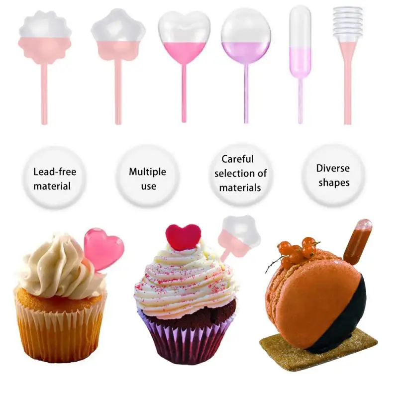 Mini Dropper 4ml Disposable Jam Dropper for Cupcakes Sauce Squeeze Transfer Pipettes Dessert Stuffed Cake Decor 200/50Pc disposable dropper