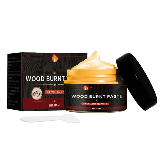 Flame Paste For Wood Wood Craft Easy To Apply Burn Paste Multifunctional  DIY Pyrography Accessories For Paper