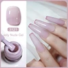 Clou Beaute Transparent French Gel Polish Translucent Nude Pink Red Jelly Glass Milky White Varnish Rainbow Color Nail Art 3
