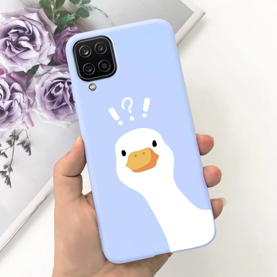 NEW Design For Samsung Galaxy A12 Case Silicone TPU Back Cover For Samsung A12 M12 F12 Galaxy M12 India  Funda Couqe Bumper