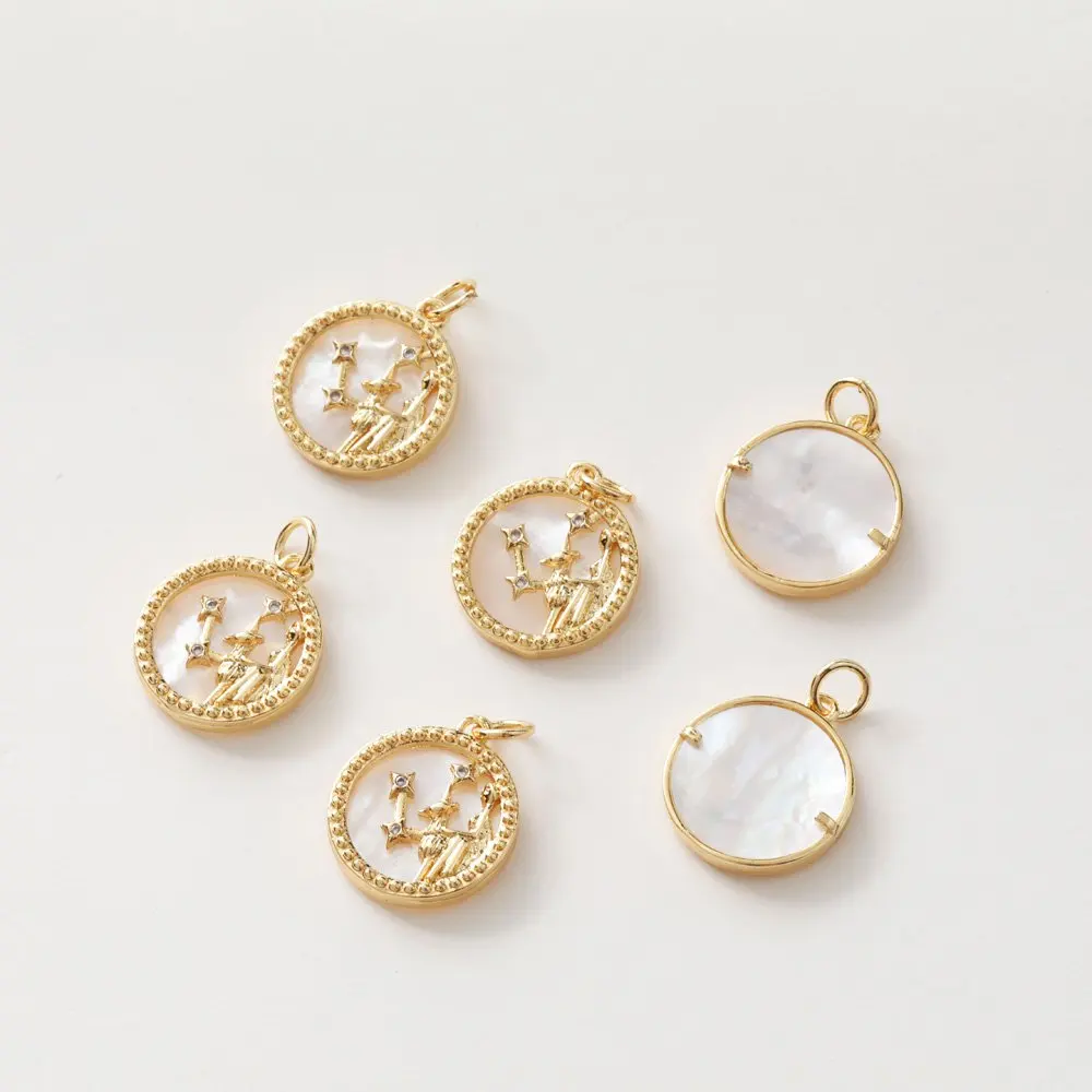 1PCS 16mm ڿ  ڸ   Ʈ  󸮿   Ȳ    ŷ DIY 14k   ׼ 