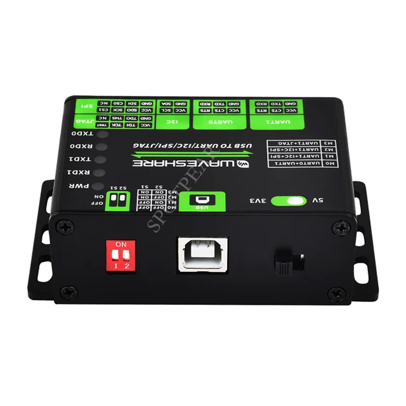Conversor Usb para Uart I2c Spi Jtag Suporta Múltiplas Interfaces Compatível com 3.3v 5v Múltiplos Circuitos de Proteção - Imagem 3