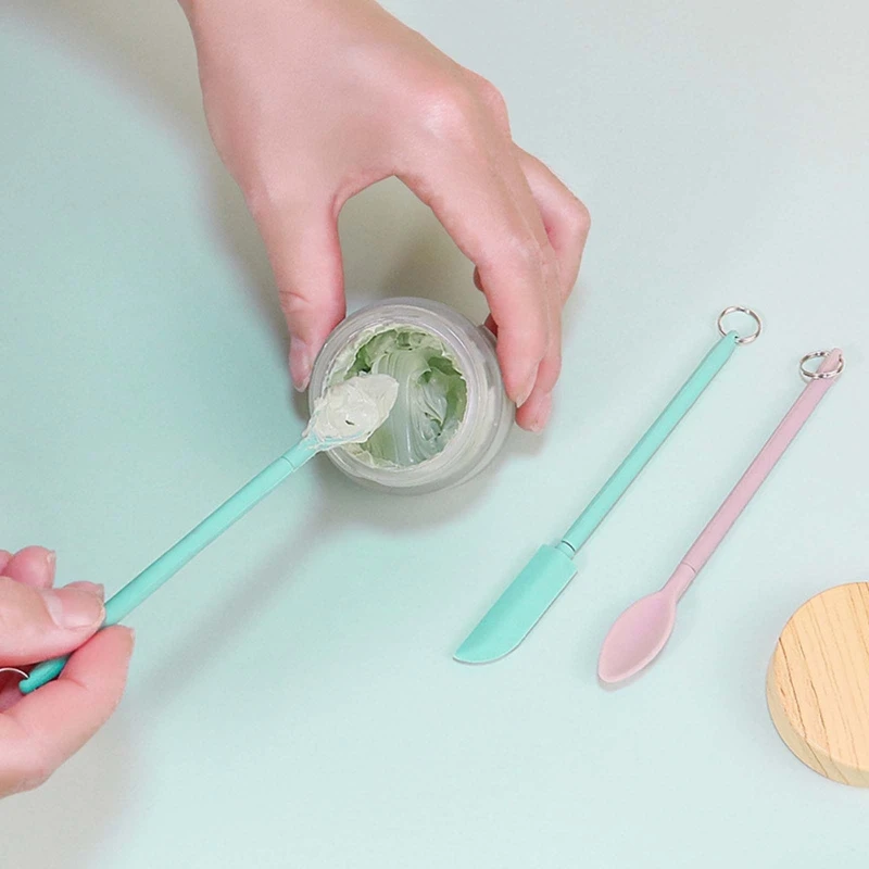 

Heat Resistant Non-Stick Silicone Spatulas Perfect for Jars Smoothies Blender Utensils Durable Kitchen Cookware for Jams