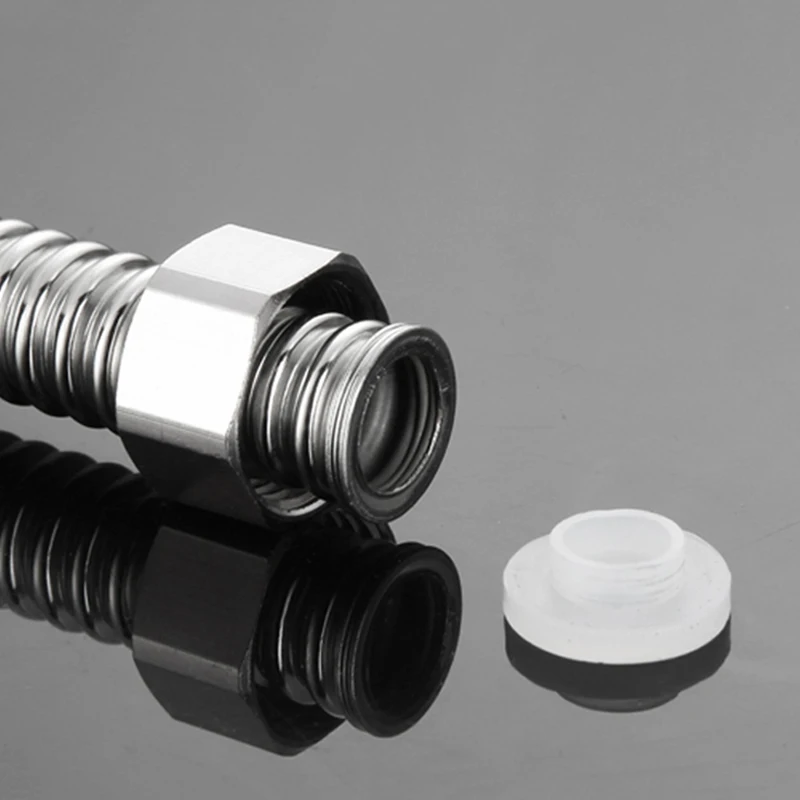Gasket 5-100pcs 1/8"1/4"3/8"1/2"3/4"1"1.2"1.5"2" Rubber/Silicon/PTFE Sealing Ring For Shower Nozzle Hose Pipe Bellow Tube Washer