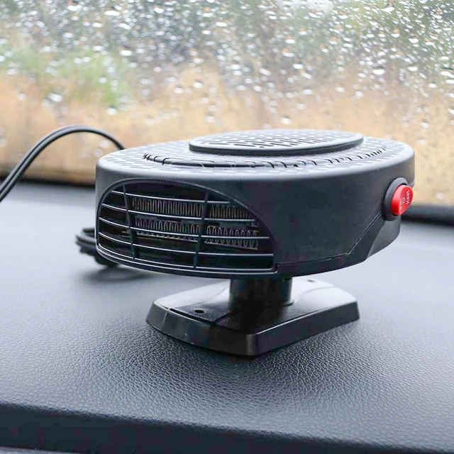 Chauffage de voiture 12V 500W dégivreur de dégivreur de chauffage de voiture  portable 2 en 1, utilisé pour le chauffage rapide et le ventilateur de  refroidissement du pare-brise de voiture, utilisé po 