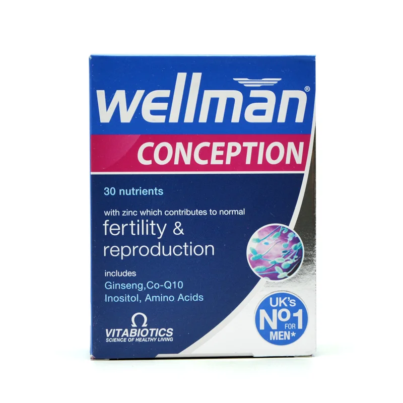 

Wellman Conception With Zinc Which Contributes to Normal Fertility & Reproduction 30 Tablets