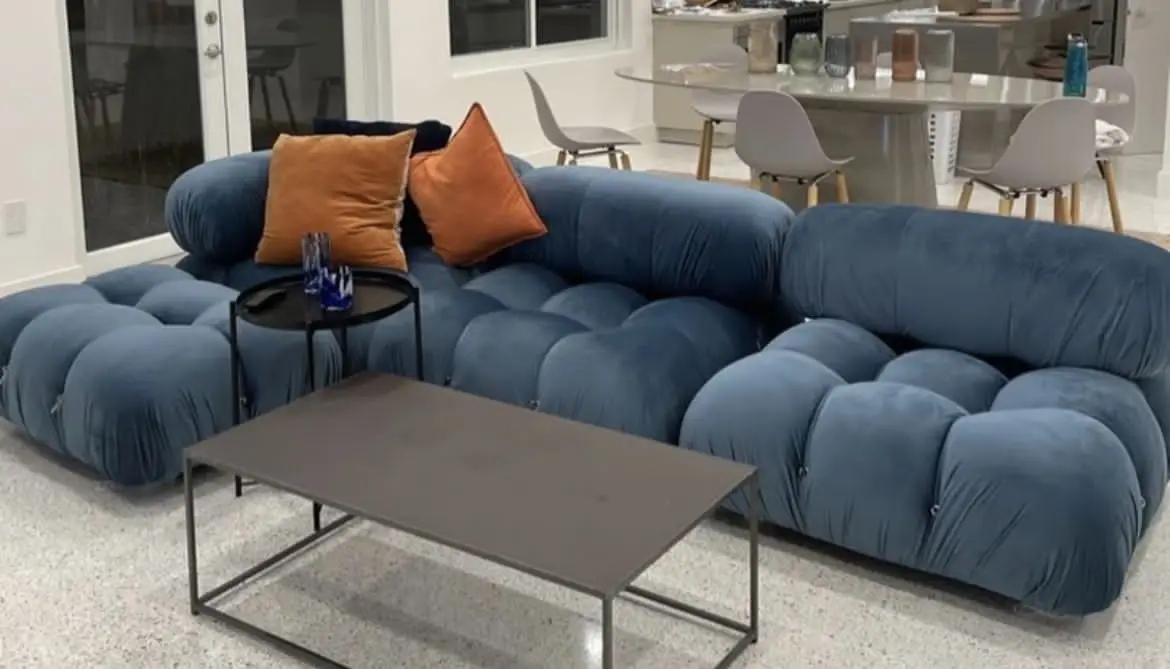 柔軟なファブリックモジュール,モダンなソファコンビネーション