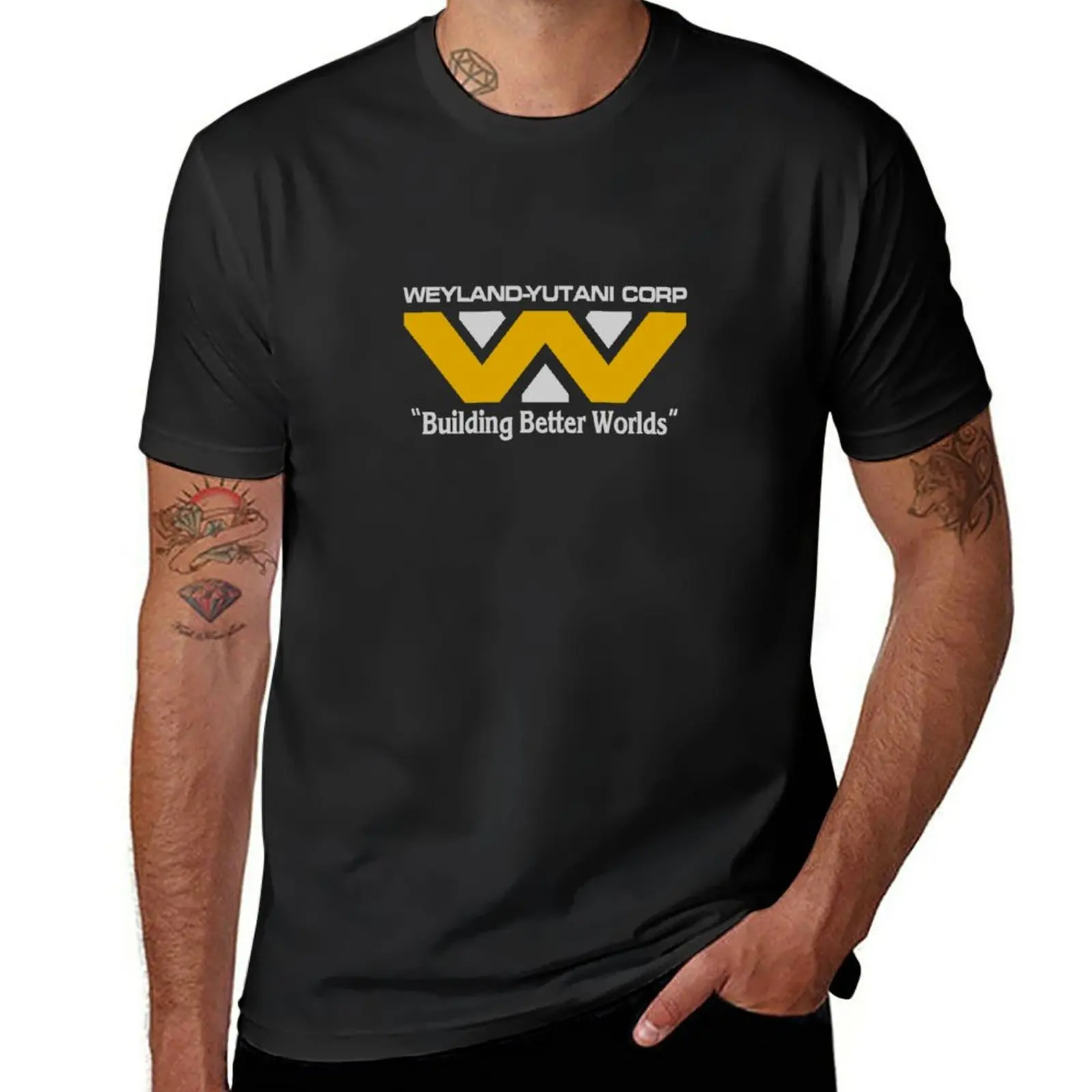 

Wayland -Yutani T-Shirt sweat hippie clothes mens graphic t-shirts big and tall