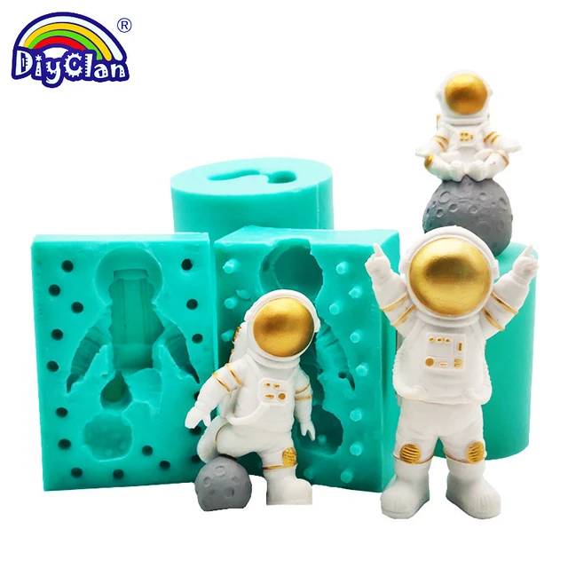 Ice Making Molds, Astronaut Design Silicone Ornament Diy Mold, For