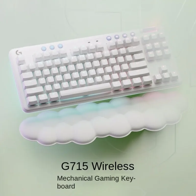 Беспроводная Механическая игровая клавиатура G715 с RGB подсветкой LIGHTSYNC, линейными переключателями и подставкой для ладони клавиатуры