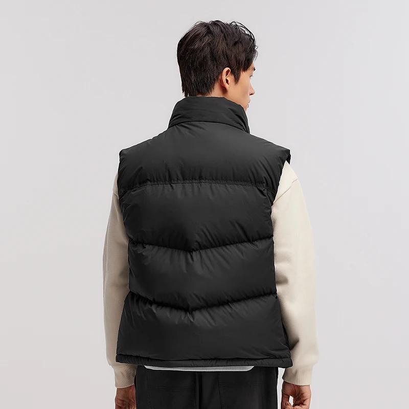 Semir Men Down Vest 2025 Winter Loose Waterproof Couple Matching Solid Versatile Outerwear